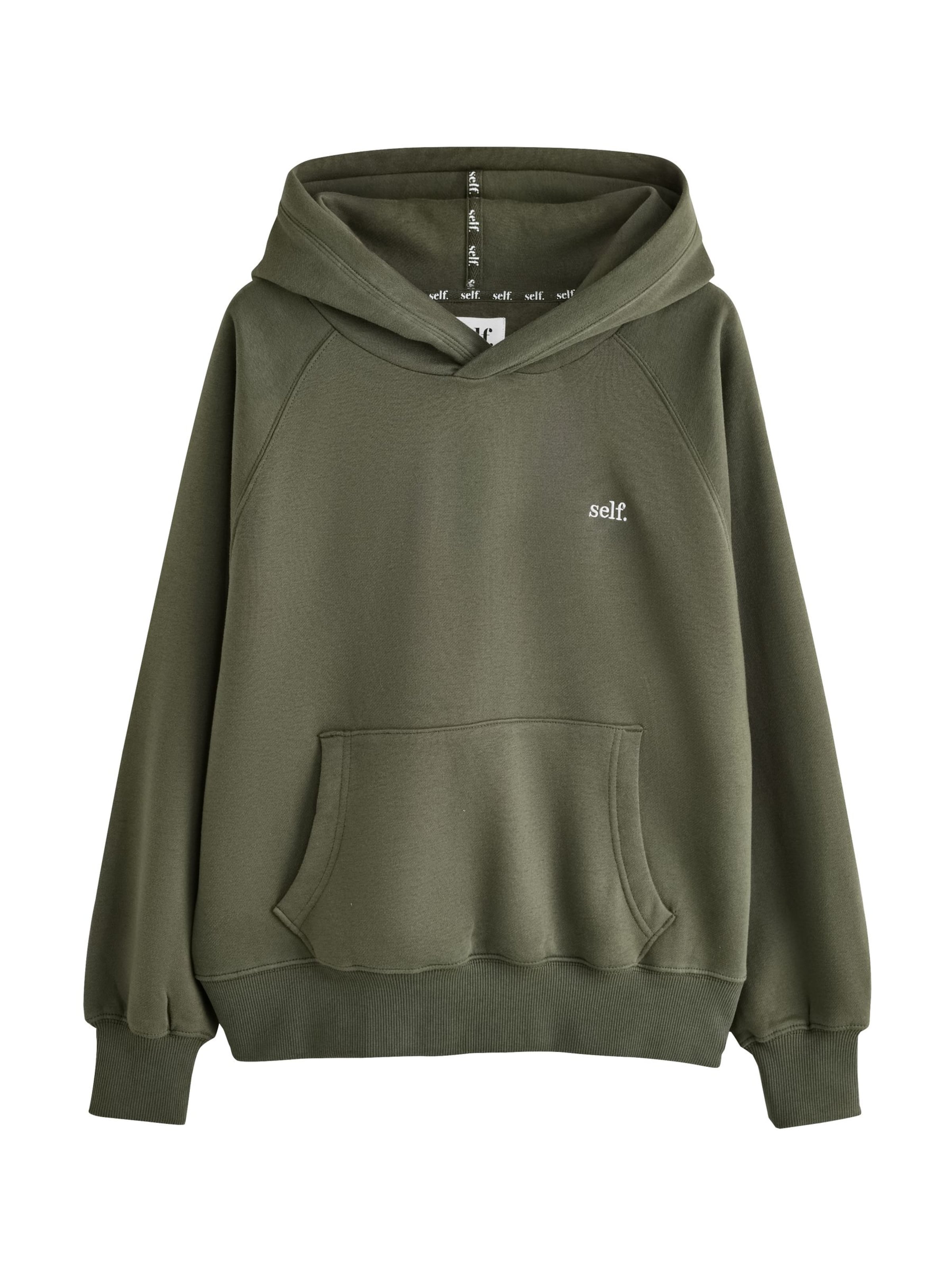 Pullover di self. in verde: frontale