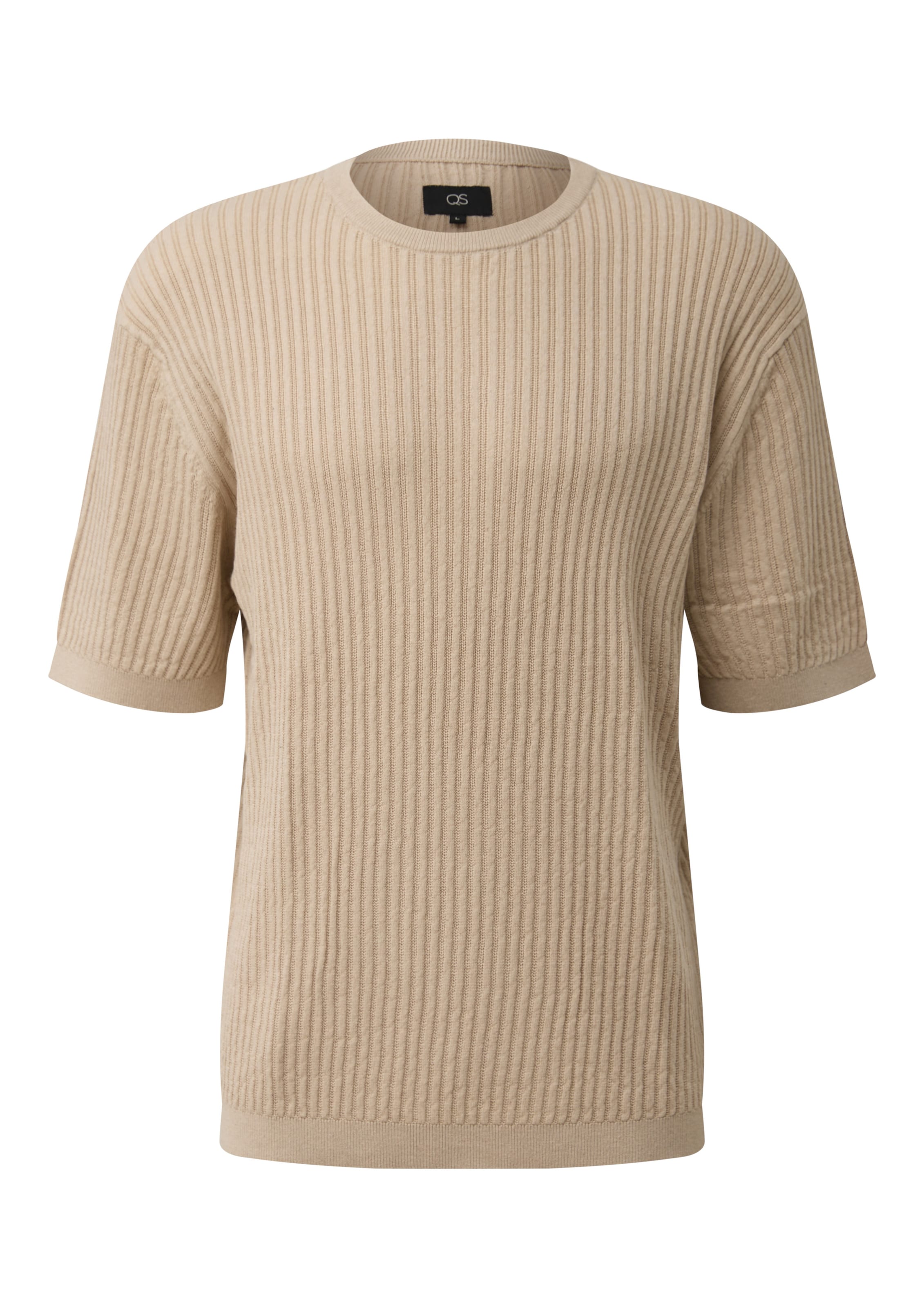 QS T-Shirt in Beige: Vorderseite