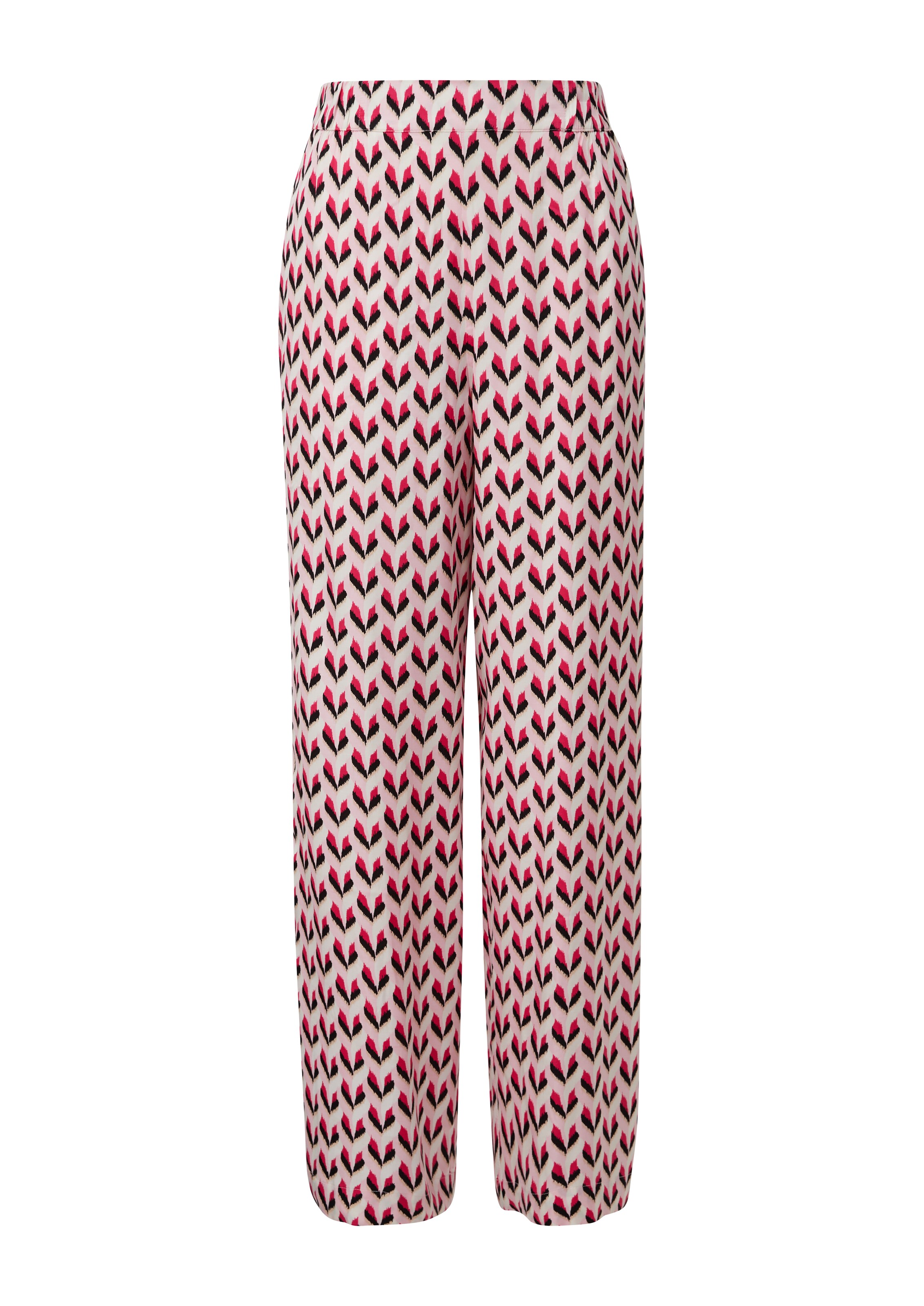 Wide leg Pantaloni di s.Oliver BLACK LABEL in rosa: frontale