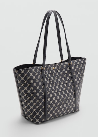 MANGO Shopper 'PORTA' - Modrá