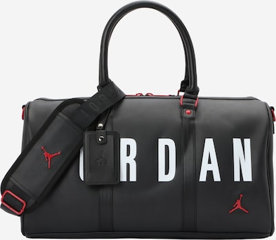 Jordan Viikonloppulaukku 'JUMPMAN' koossa One Size värissä kirsikanpunainen / musta / valkoinen, Tuotenäkymä