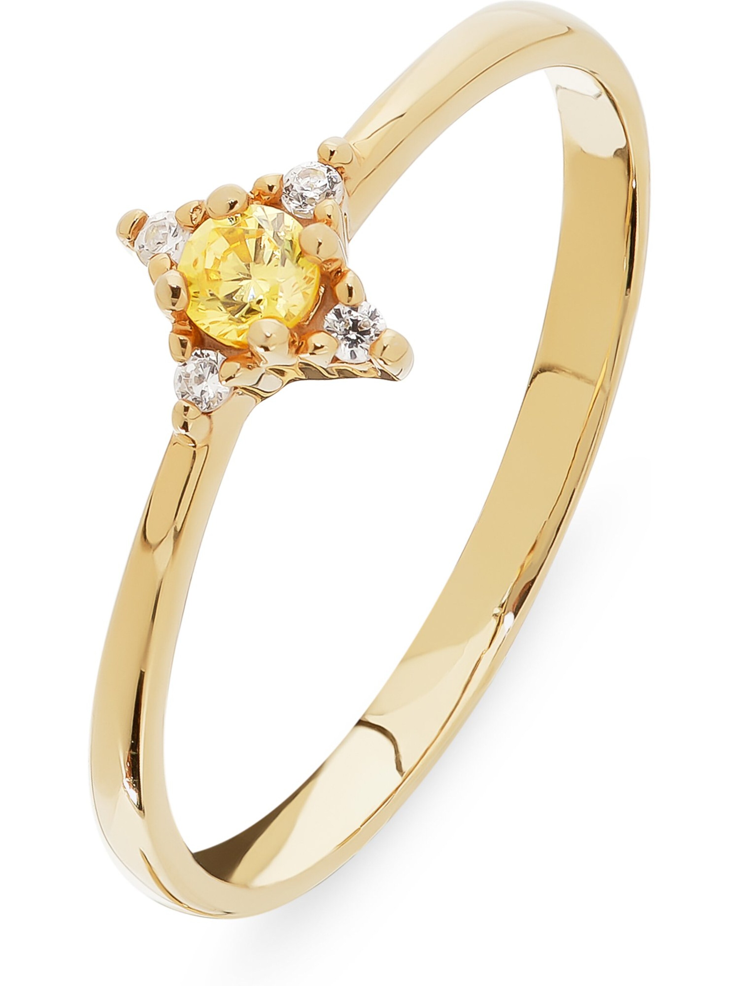 CHRIST Ring in Yellow: front