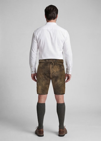 Slimfit Pantaloni per costume tradizionale 'Wayen' di SPIETH & WENSKY in marrone