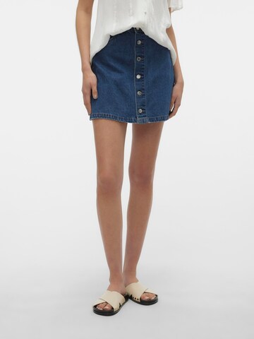 VERO MODA Rok 'IMOGEN' in Blauw: voorkant