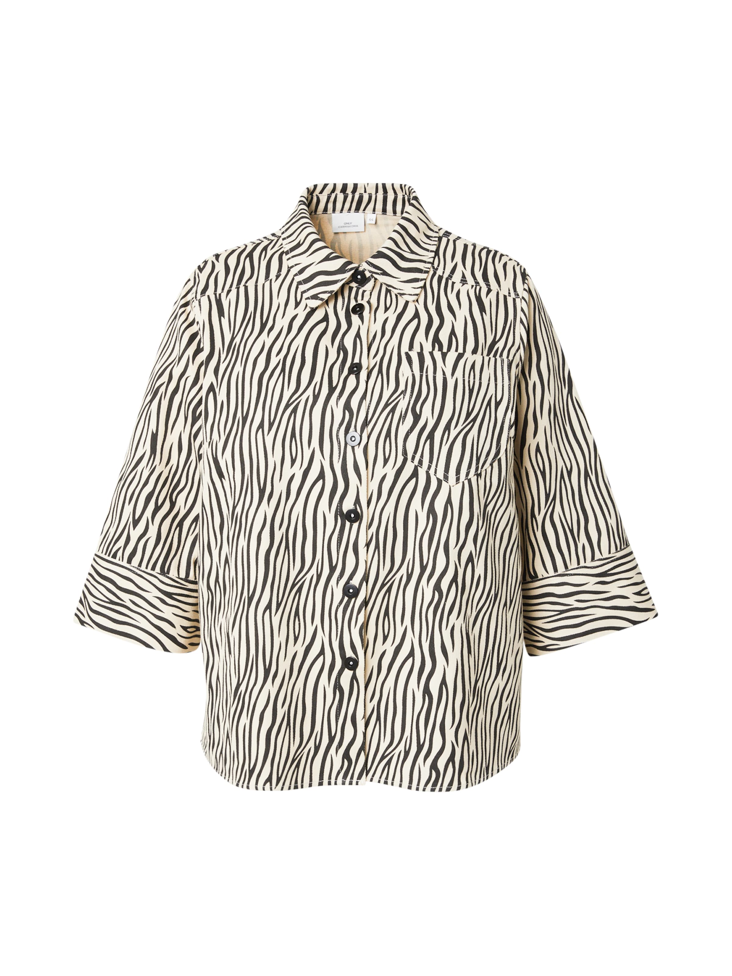 ONLY Carmakoma Blouse 'CARDEMILA' in Grey: front