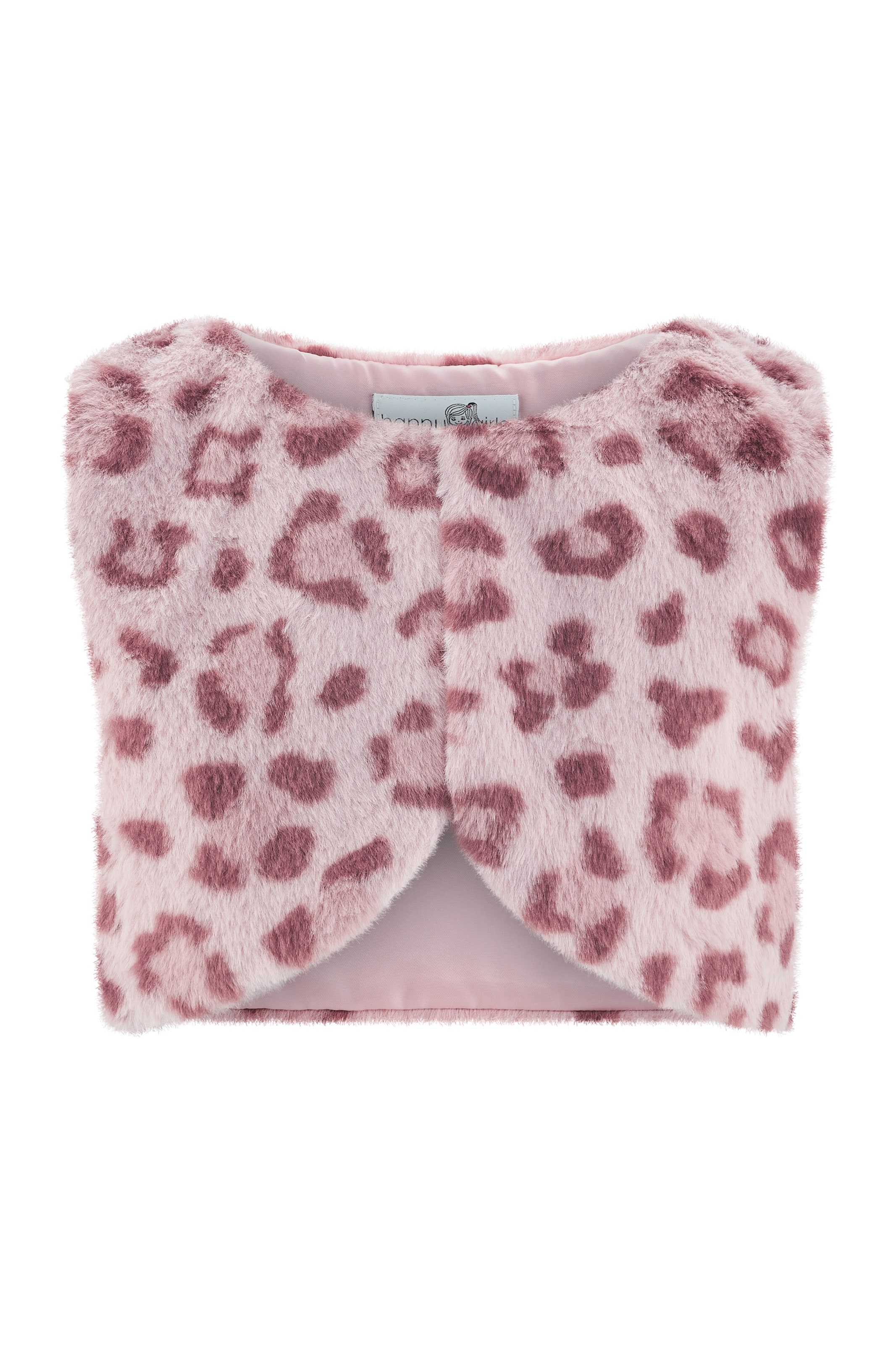 happy girls Vest i pink: forside