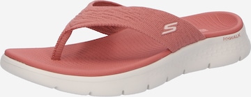 SKECHERS T-Bar Sandals 'Go Walk - Spendor - X' in Purple: front