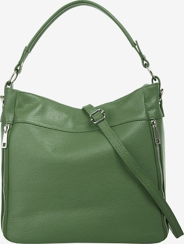Cluty Handbag in Green: front