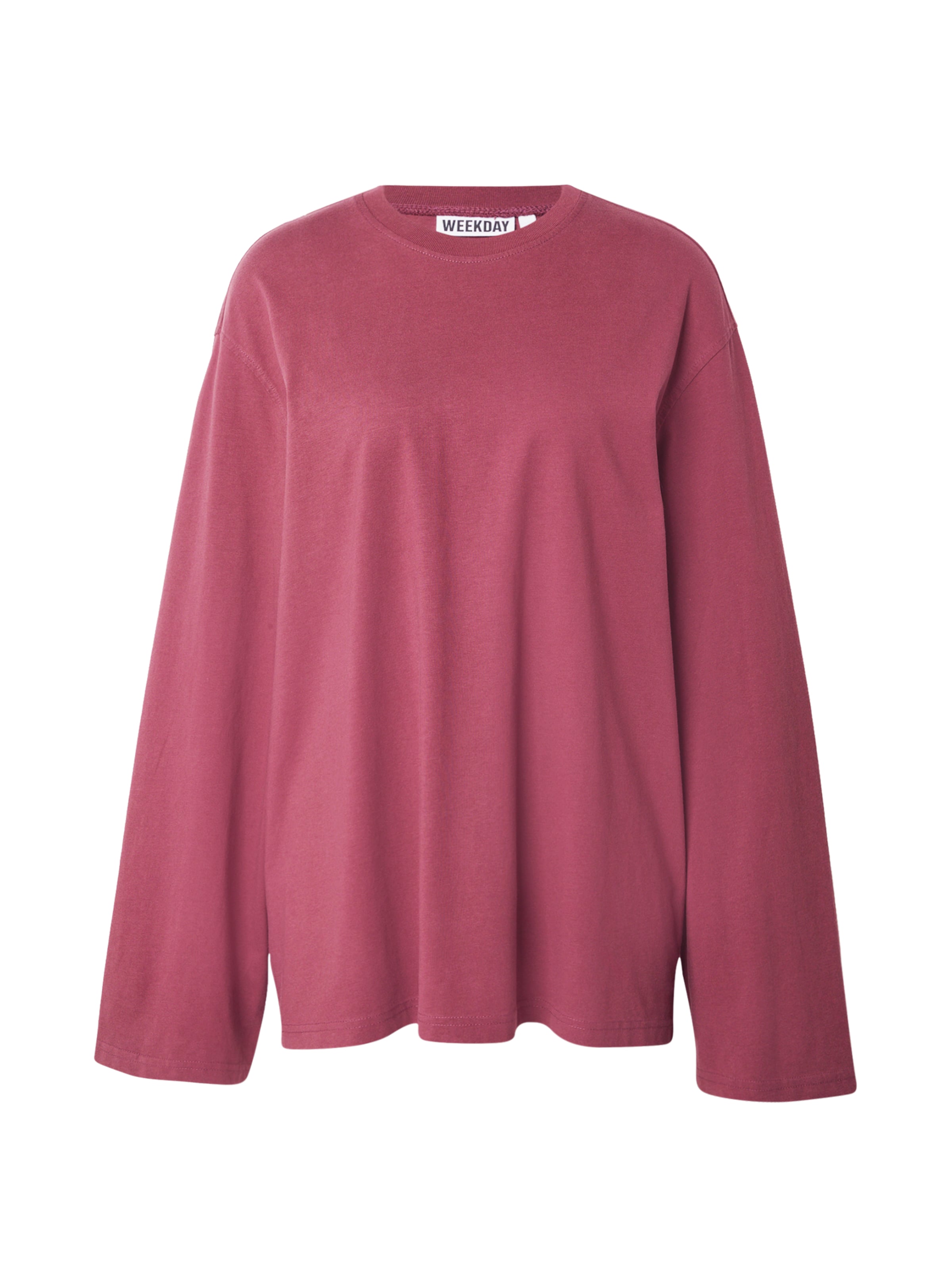 WEEKDAY Oversized Shirt in Pink: front