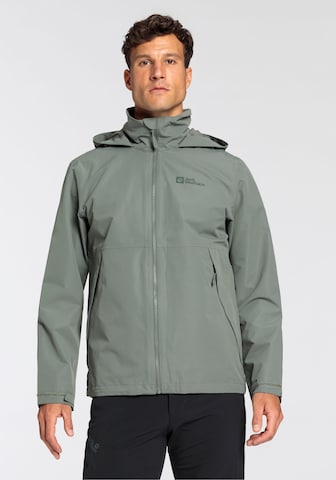 JACK WOLFSKIN Outdoor jacket in Green: front