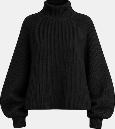 Worldclassca Oversizepullover 'Oversized Strickpullover mit Stehkragen' in S-L in schwarz, Produktansicht