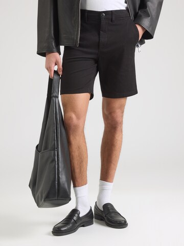 JACK & JONES Regular Chino Pants 'JPSTMARCO' in Black: front