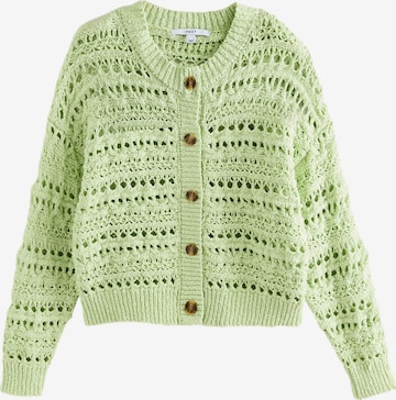 Geacă tricotată de la Next pe verde: față