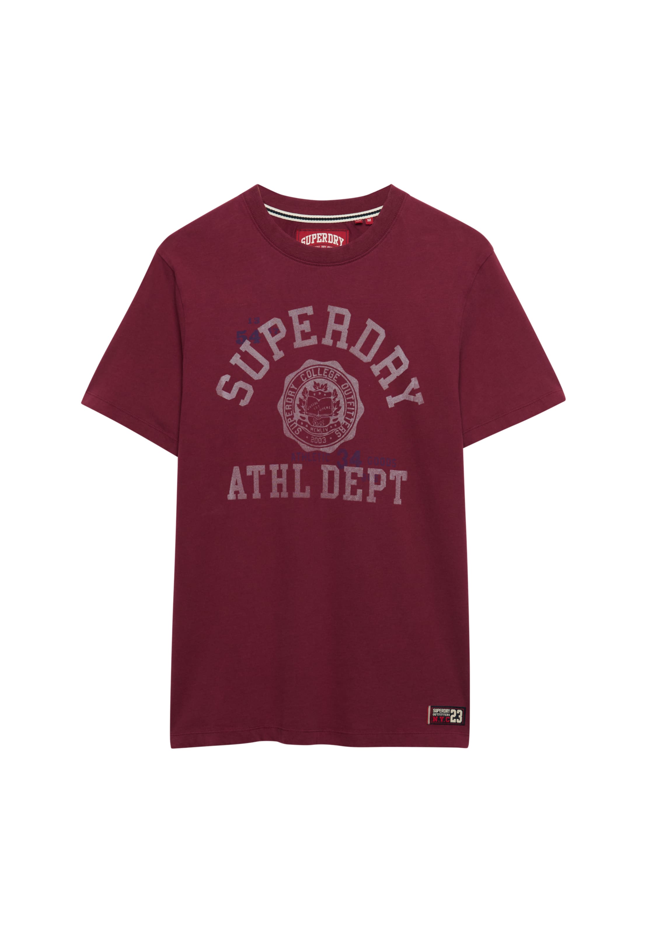 Superdry & Co Shirt 'Vintage Prep' in Rood: voorkant