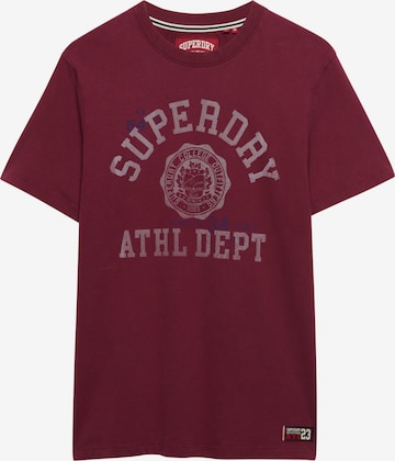 Superdry & Co Shirt 'Vintage Prep' in Rood: voorkant