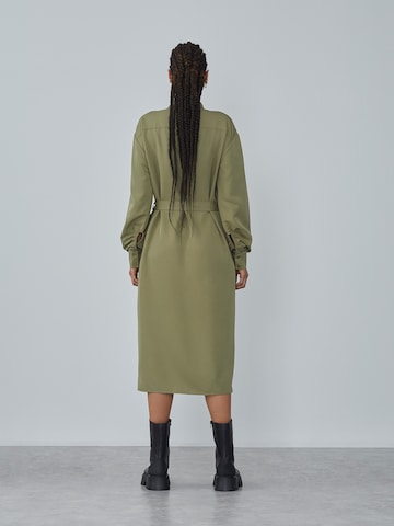 LeGer by Lena Gercke Shirt Dress 'Clara' in Green