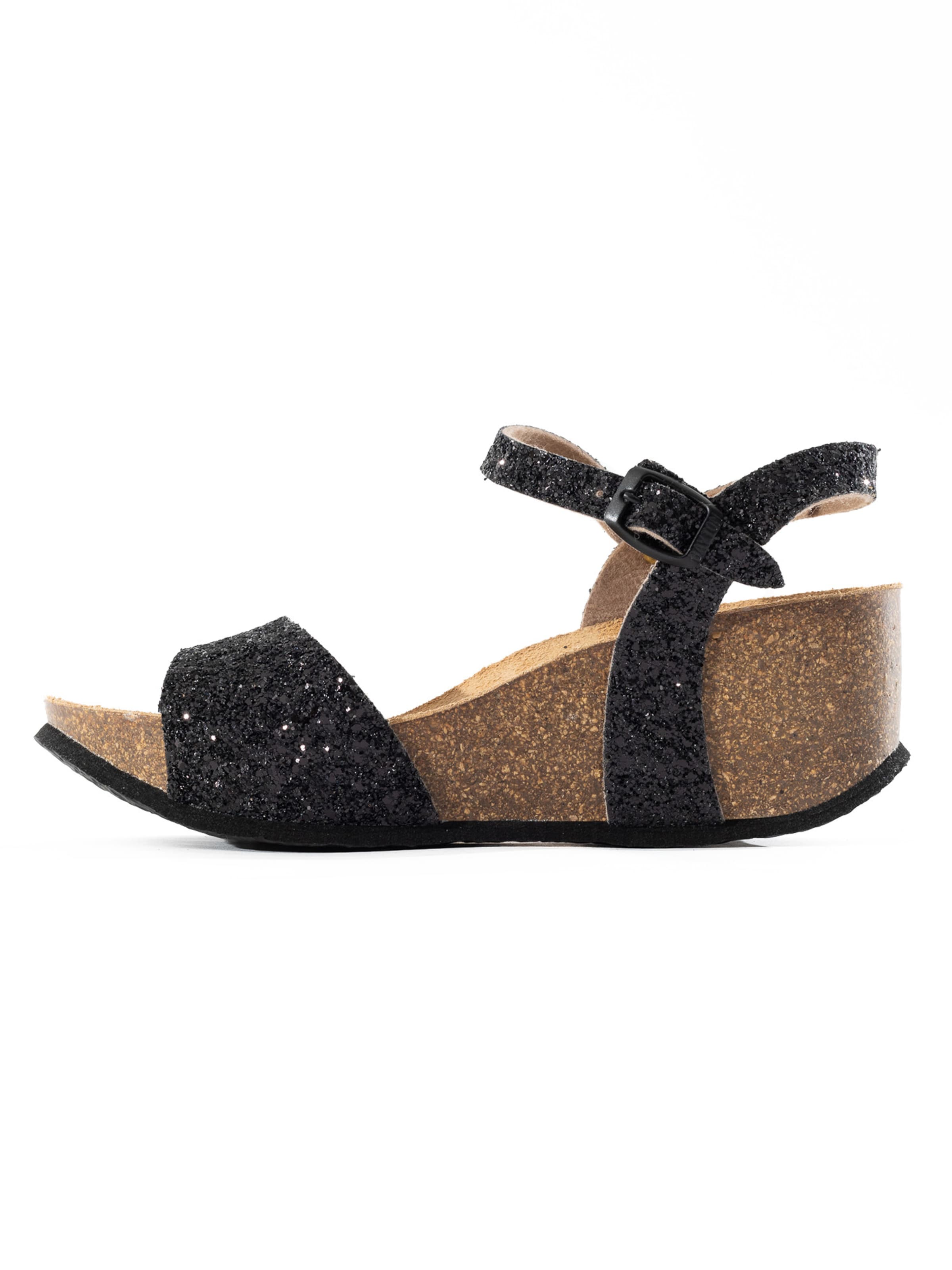 Sandale &#x27;Maya&#x27; de la Bayton pe negru: față