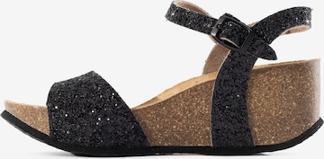 Bayton - Sandalias 'Maya' en negro: frente