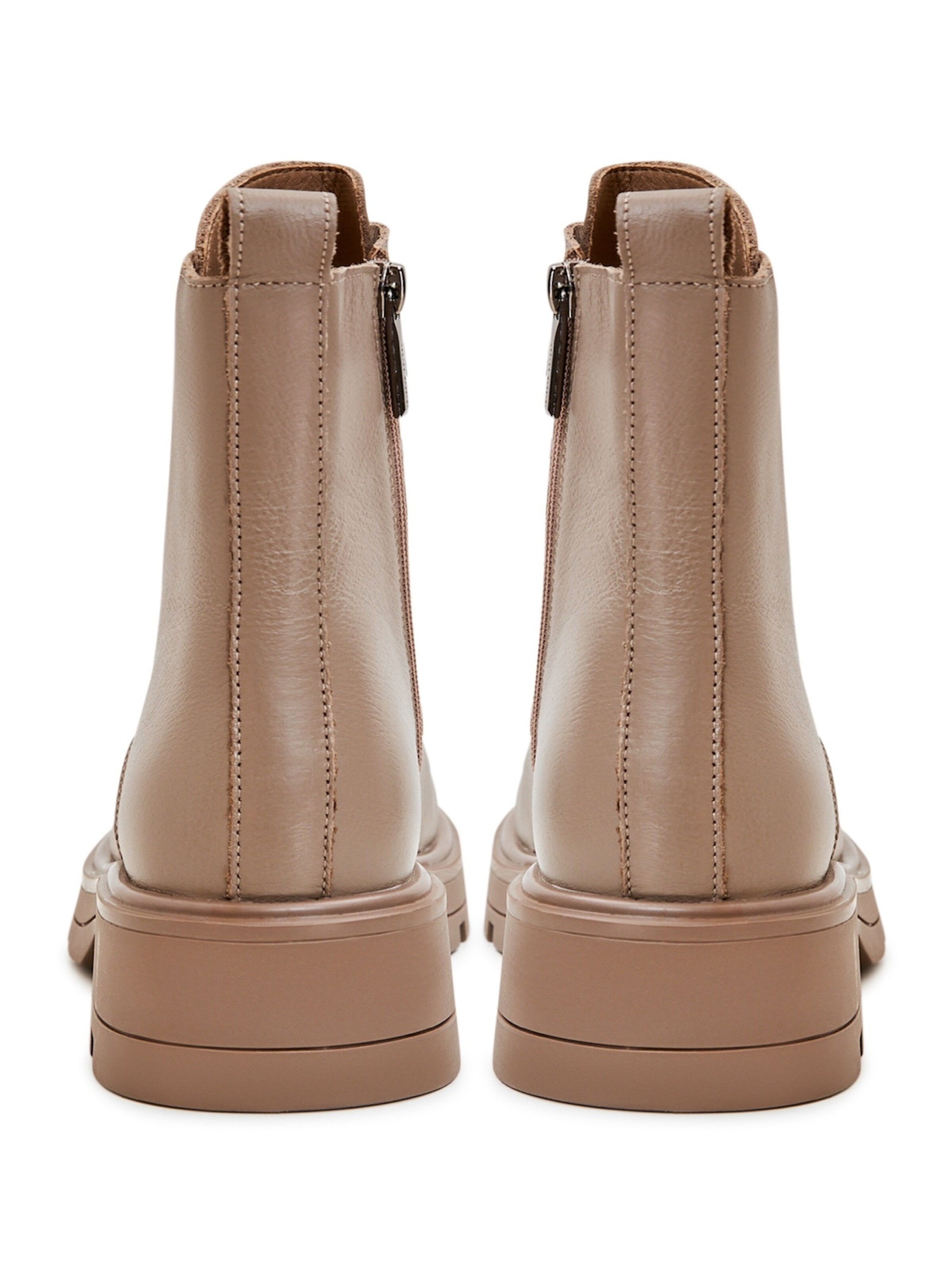 CESARE GASPARI Lace-Up Ankle Boots in Brown