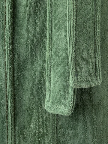 BOSS Home Long Bathrobe 'DOUBLEB' in Green