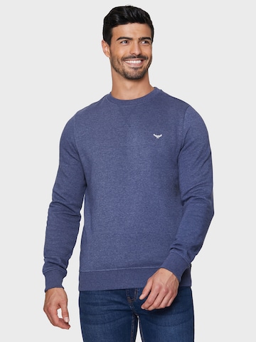 Threadbare Sweatshirt 'Satsuma' in Blau: Vorderseite