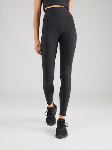 Skinny Pantaloni sportivi di aim'n in nero: frontale