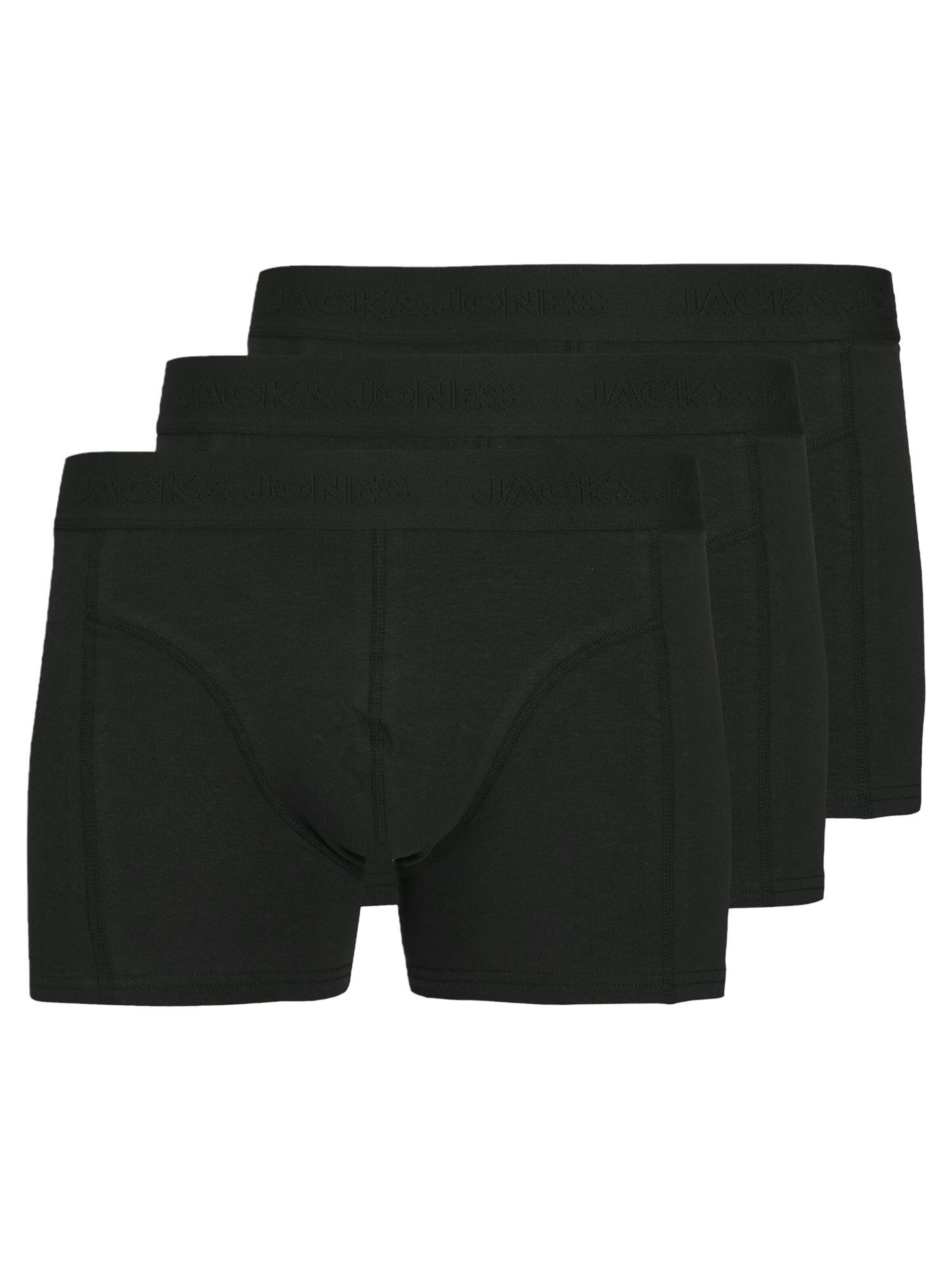 JACK & JONES Boxer shorts 'Ordinary' in Black: front