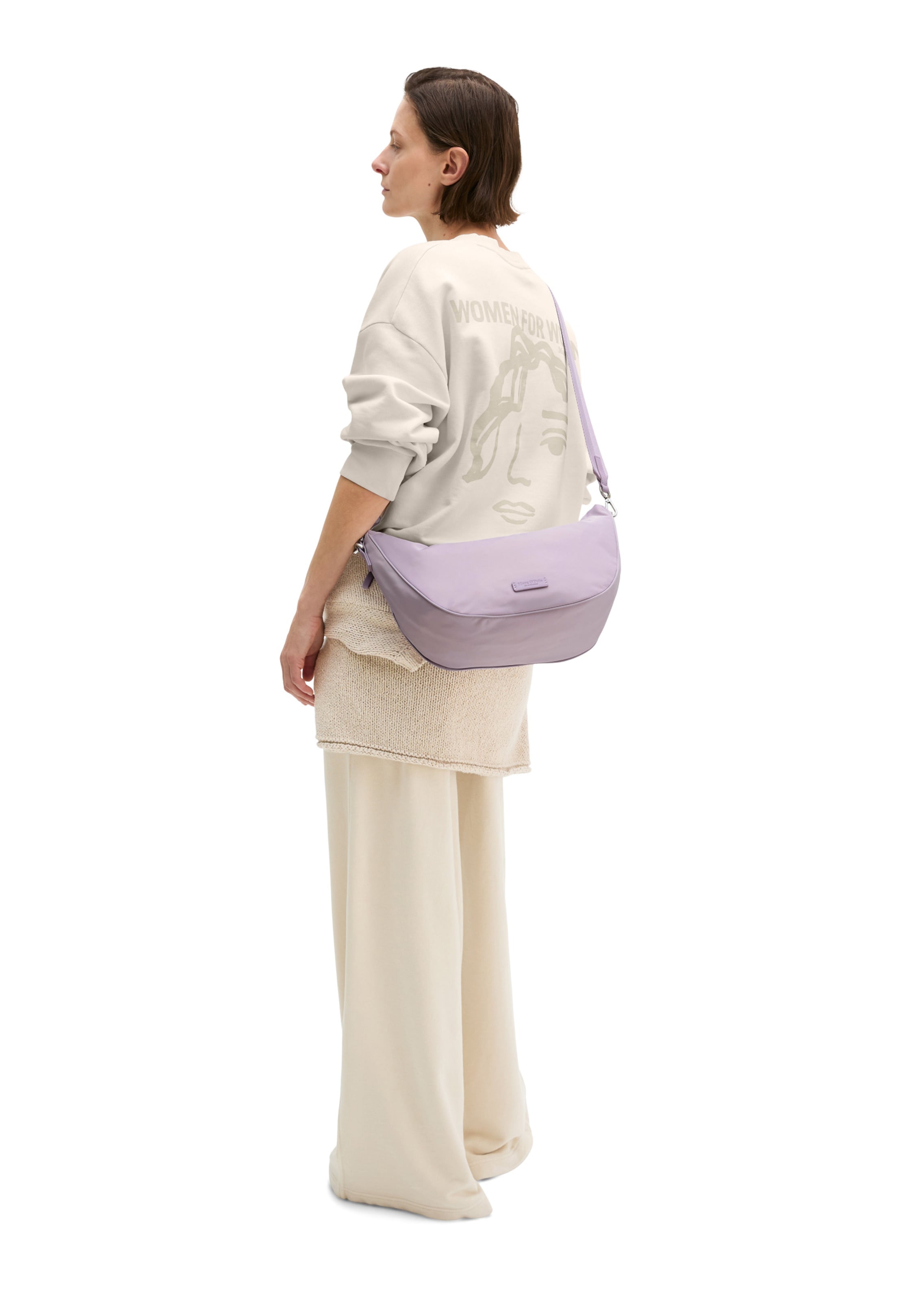 Marc O'Polo Shoulder bag in Purple: front
