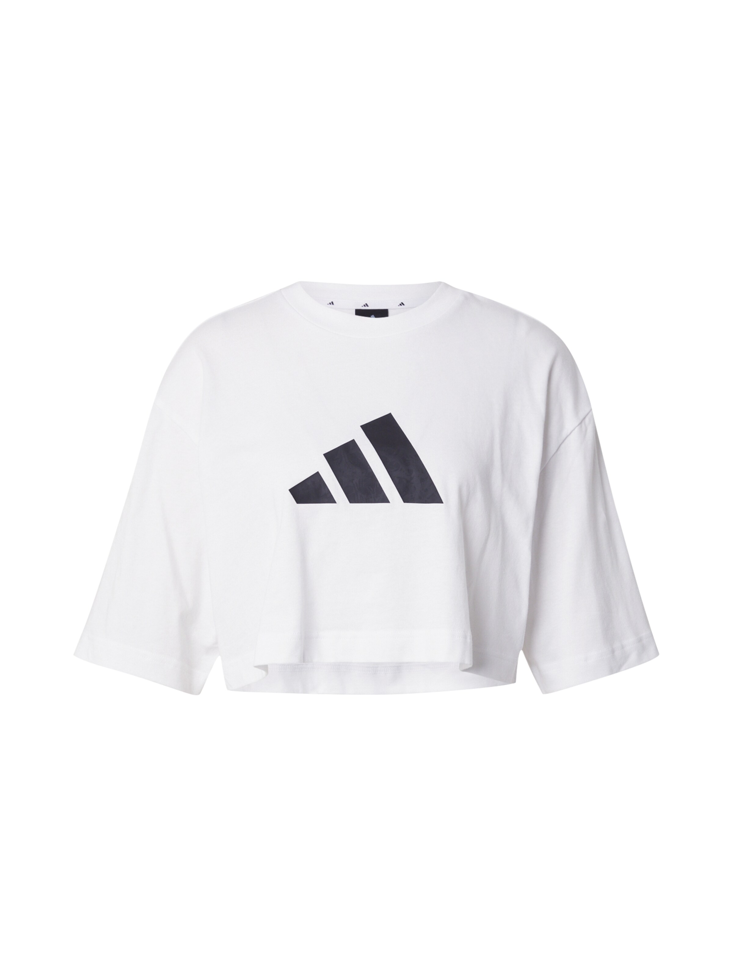 Tricou funcțional 'Future Icons' de la ADIDAS SPORTSWEAR pe alb: față