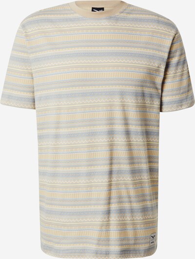 Iriedaily T-Shirt 'Chop Chop' en beige / bleu pastel / jaune pastel / blanc cassé, Vue avec produit