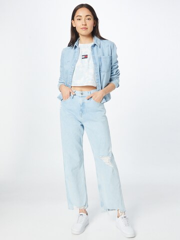 mėlyna Tommy Jeans Palaidinė be rankovių