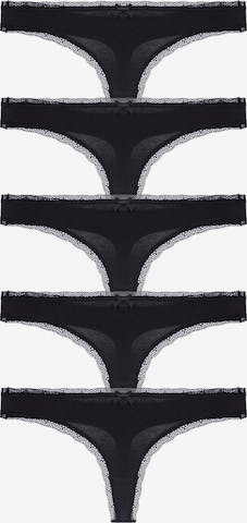 Dorina String in Black: front
