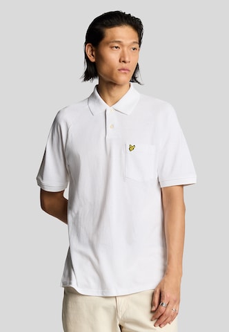 T-Shirt Lyle & Scott en blanc : devant