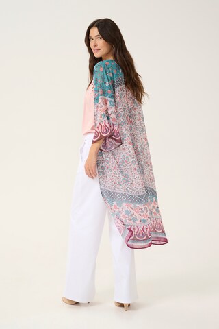Kimono 'Tikko' Cream en mélange de couleurs