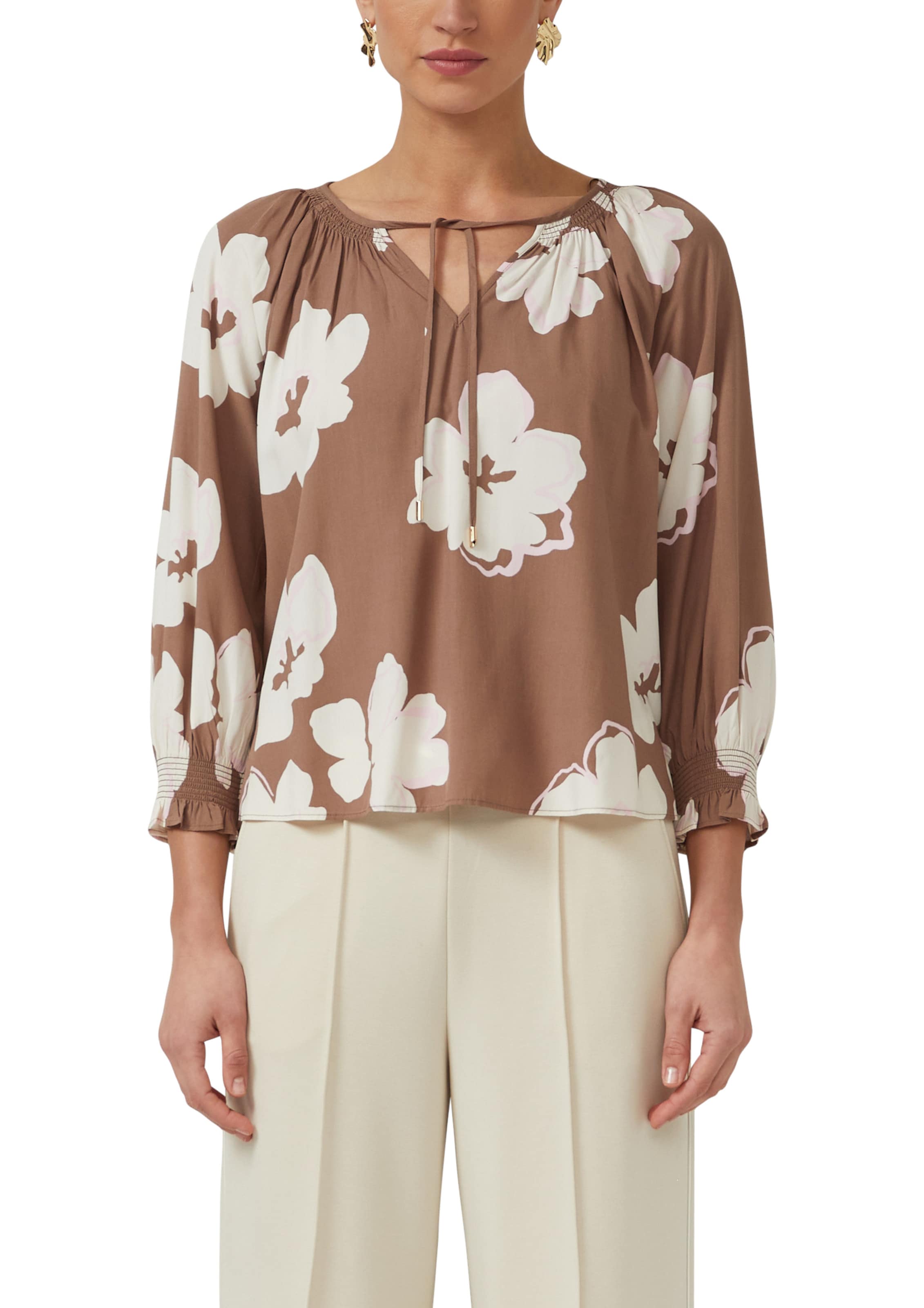 s.Oliver Blouse in Bruin