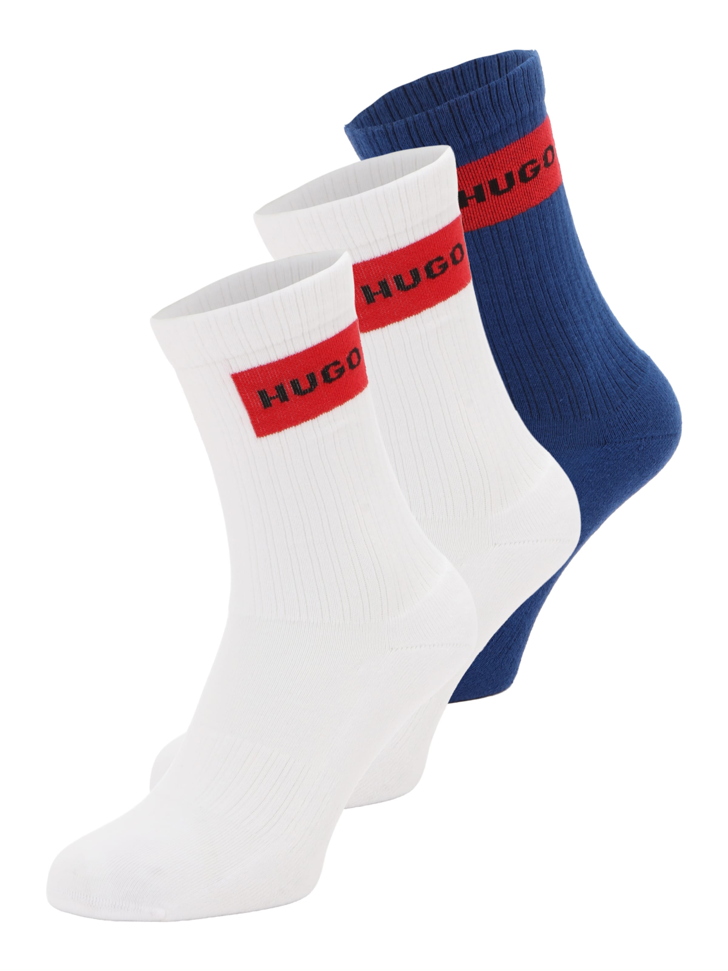 Chaussettes HUGO en bleu : devant