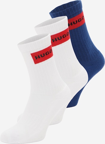 Chaussettes HUGO en bleu : devant