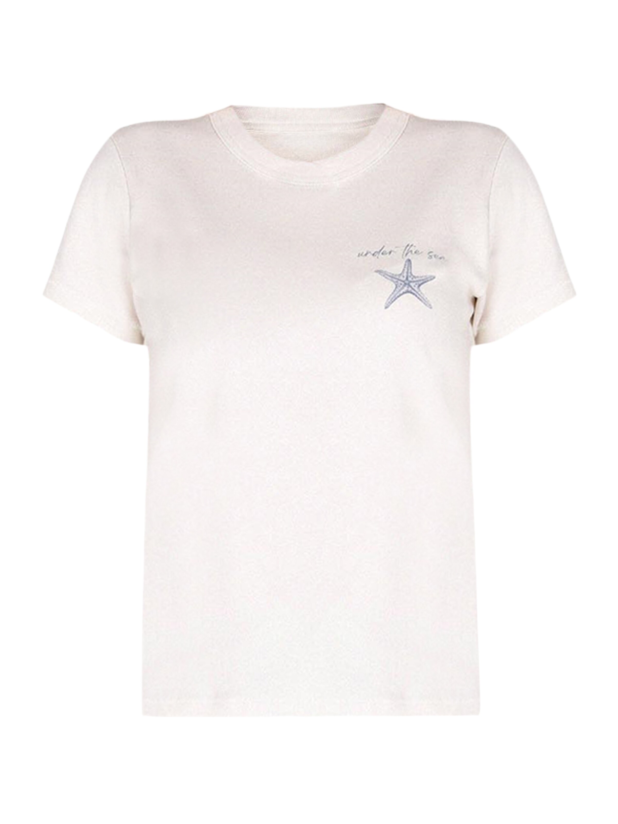 T-shirt Colin's en blanc : devant