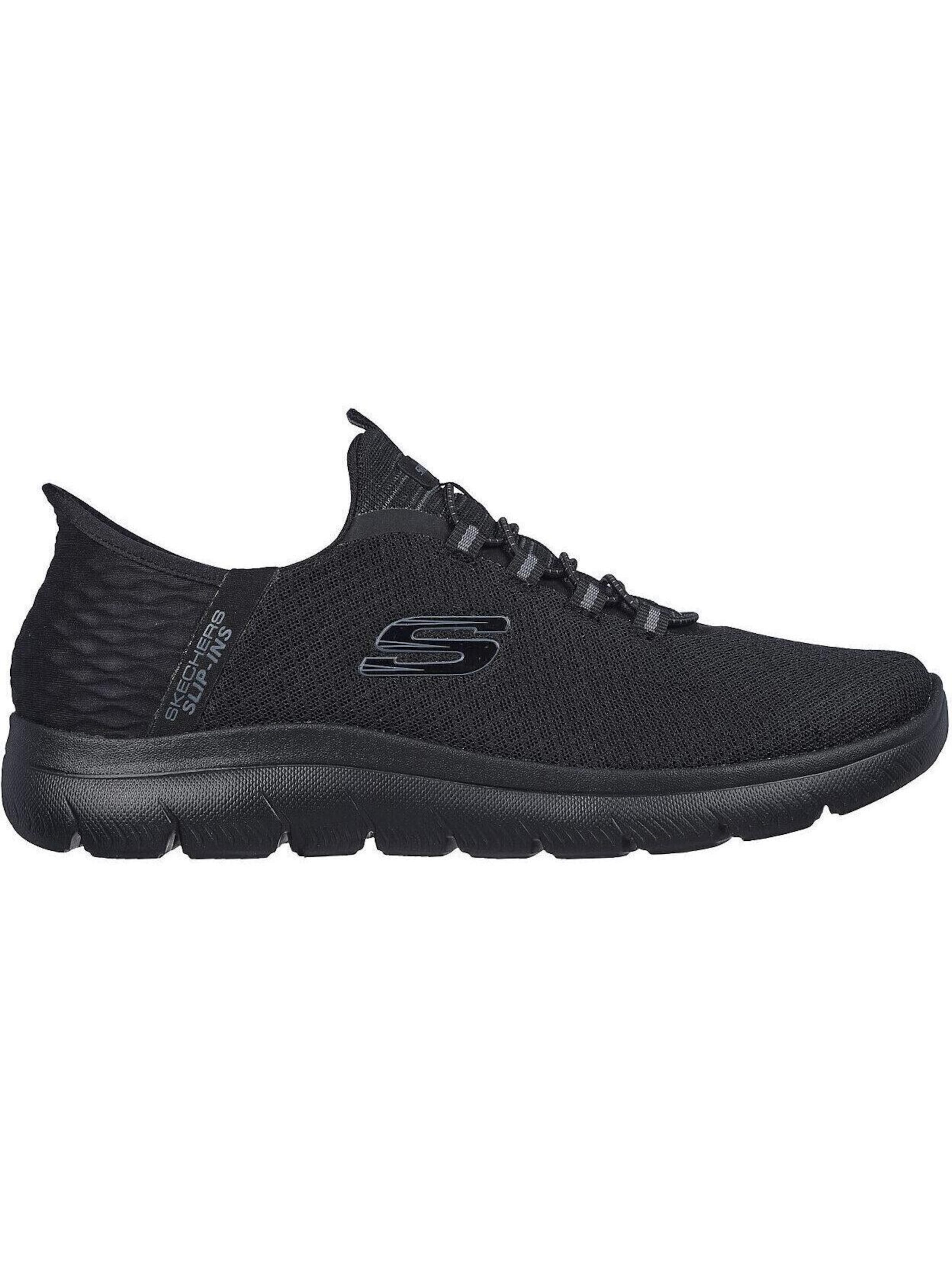 SKECHERS Sportschoen in Zwart: voorkant