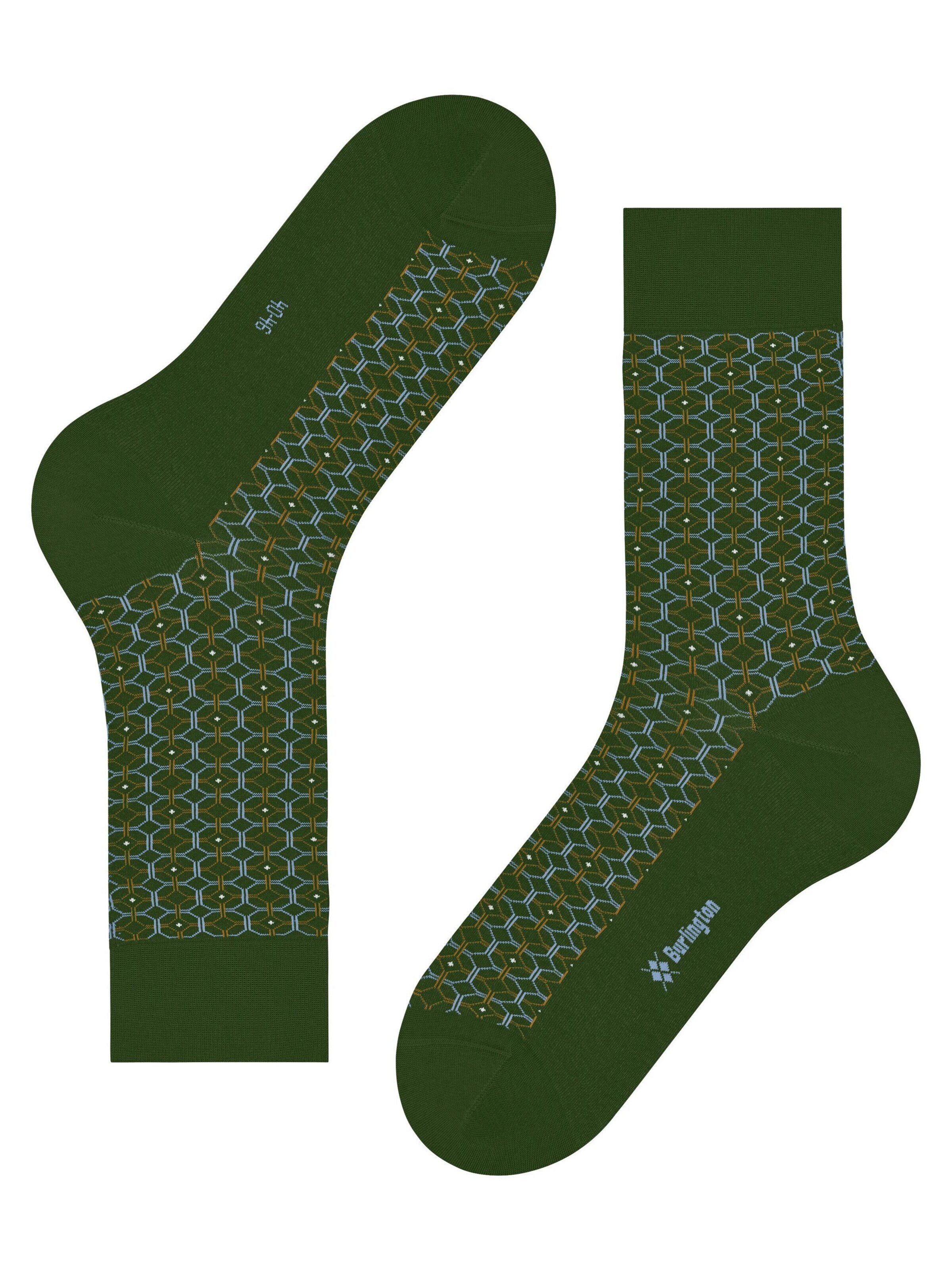 BURLINGTON Socken 'Tie'‌‌‌‌‌‌‌ in Grün