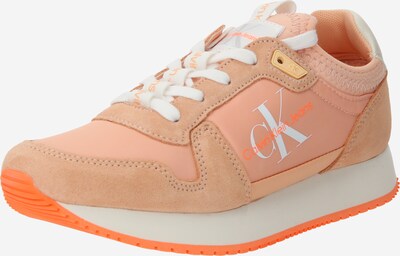 Sneaker bassa Calvin Klein Jeans di colore albicocca / arancione pastello / bianco, Visualizzazione prodotti