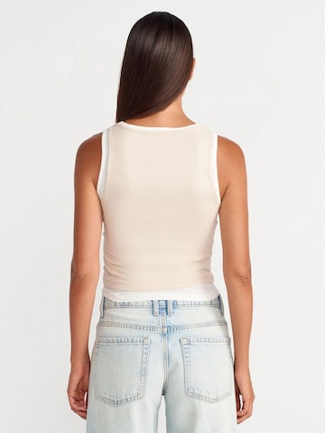 Chemisier 'Blusen' Dilvin en beige