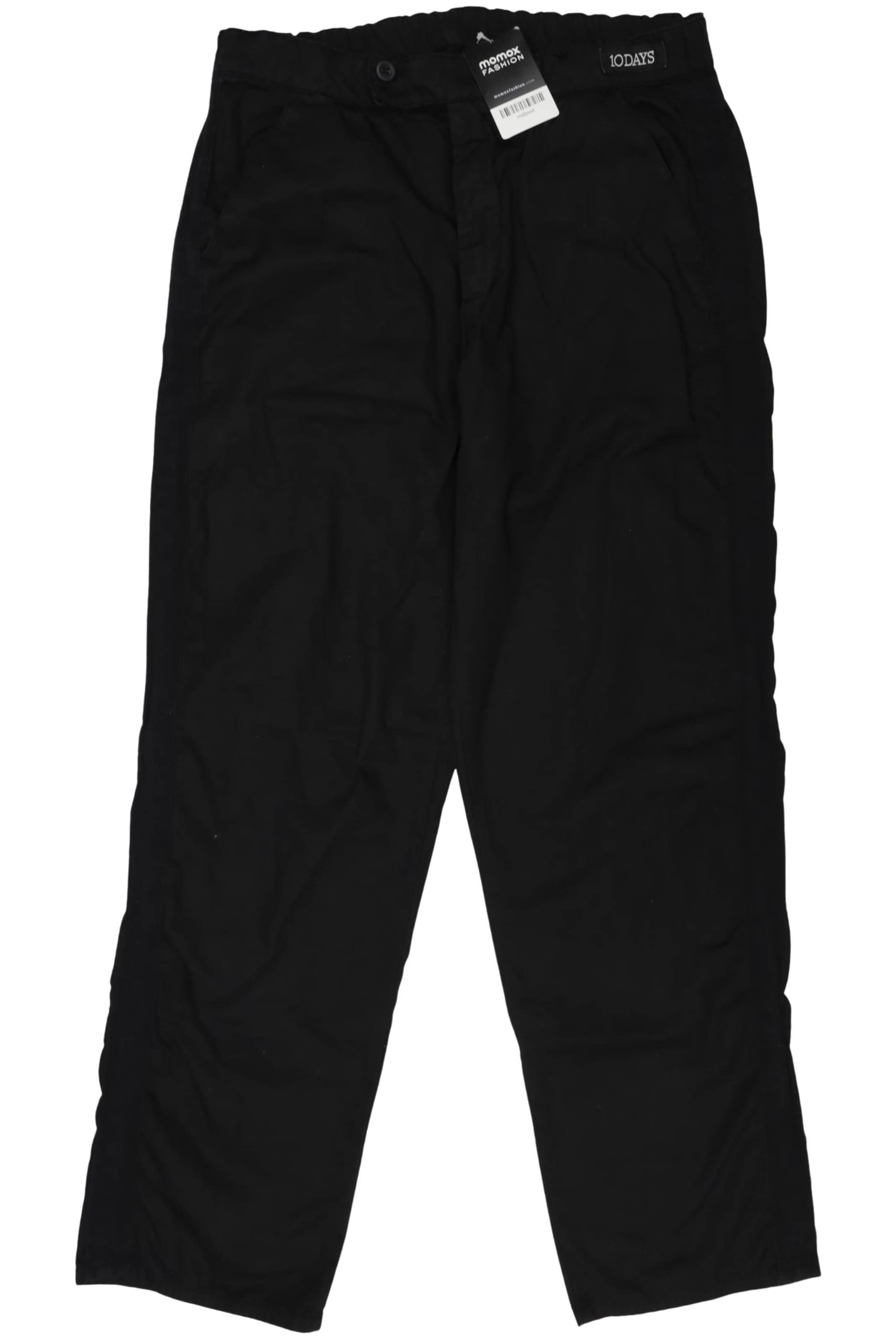 10Days Stoffhose XL in Schwarz: Vorderseite