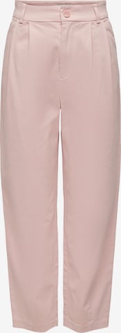 ONLYregular Chino hlače 'MAREE' - roza boja: prednji dio