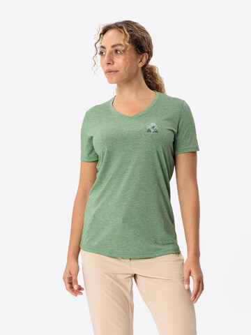 VAUDE Performance shirt 'Skomer III' in Green: front