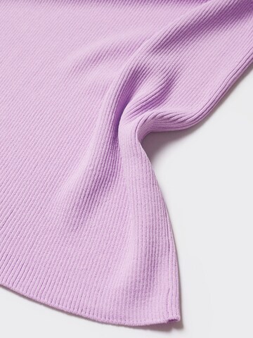 MANGO Top z naramnicami 'KARL' | vijolična barva