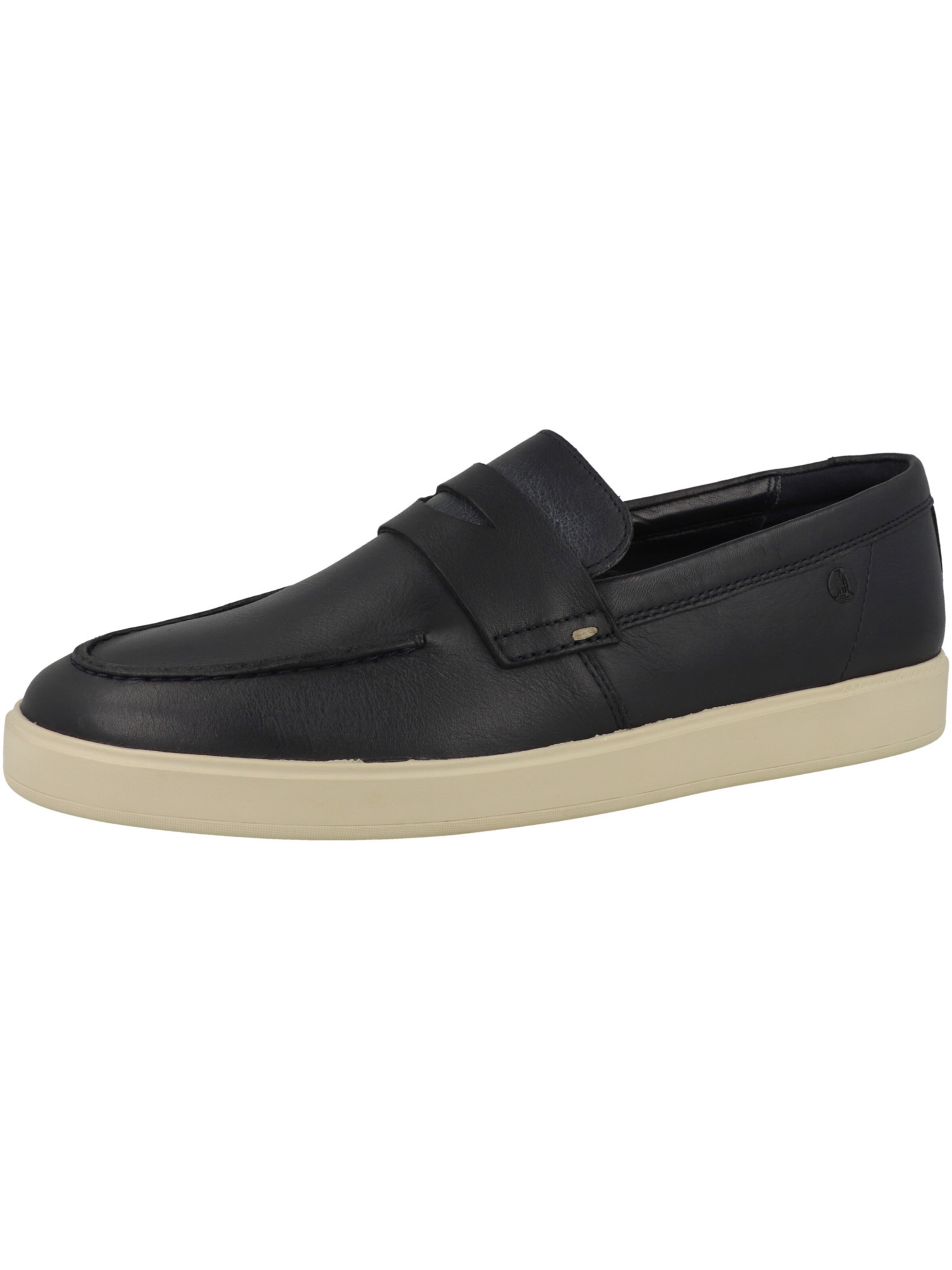 CLARKS Mocassin 'Lockford Easy' en bleu foncé, Vue avec produit