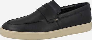 Mocassin 'Lockford Easy' CLARKS en bleu : devant