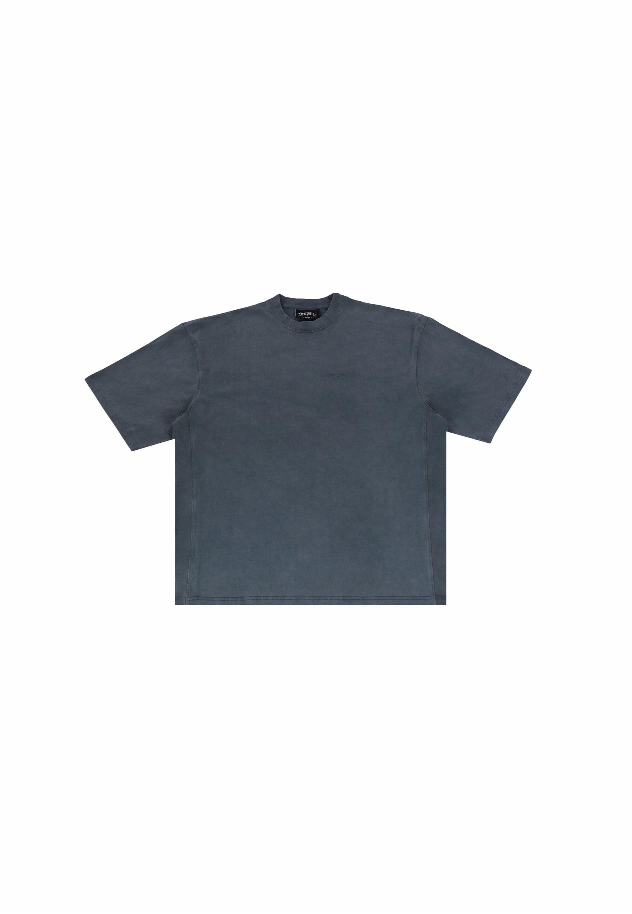 Dropsize T-Shirt in Grau: Vorderseite