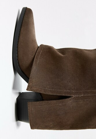 Stivale da cowboy di Bershka in marrone